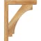 Ekena Millwork Imperial Block Rough Sawn Bracket w/ Offset Brace, Western Red Cedar, 4"W x 16"D x 20"H BKT0402X16X20IMP05RWR - alternate 4